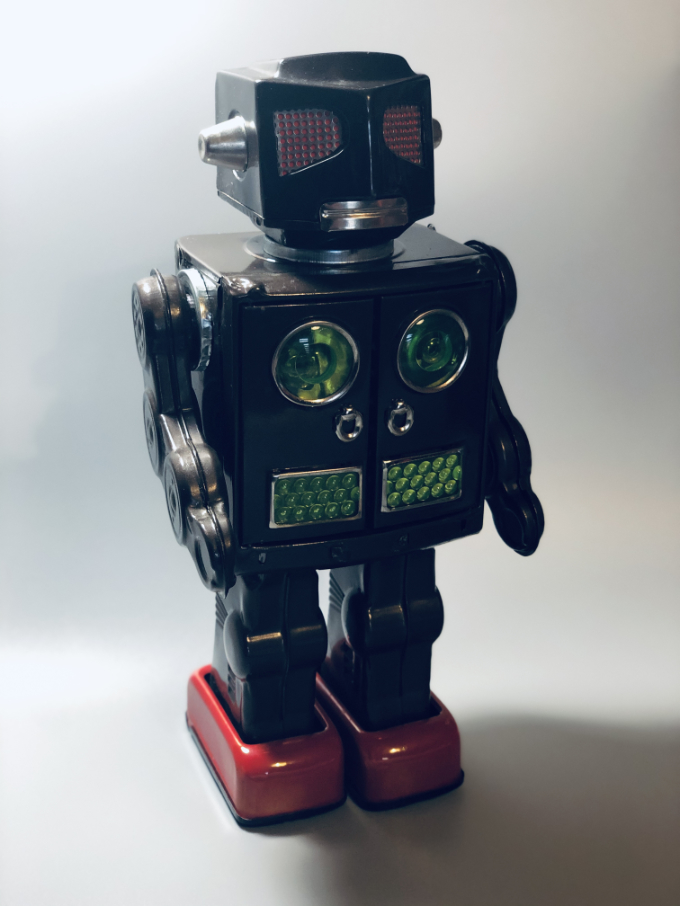 Attacking Martian with Lighted Eyes